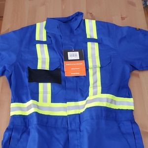 Hi-Vis Flame Resistant Coveralls